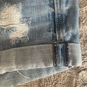 Abercrombie & Fitch Button-Fly Denim Shorts — W 25